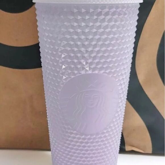 STARBUCKS ICY WHITE - PURPLE - STUDDED GRANDE TUMBLER HOLIDAY 2021 - Picture 5 of 5